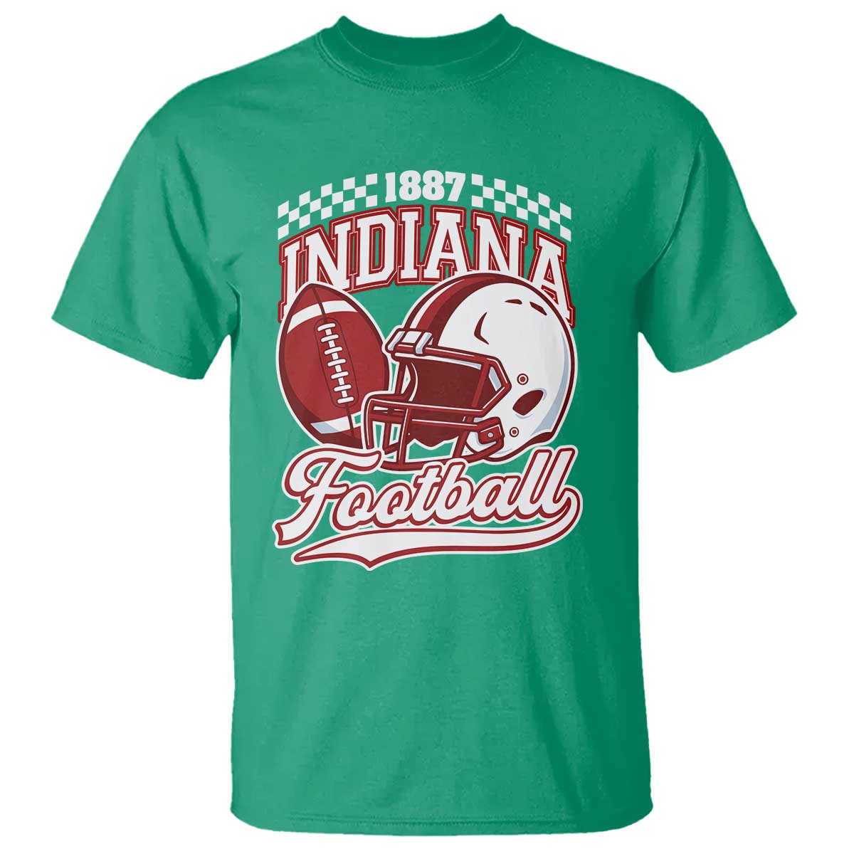 Indiana Pride Football Lover T Shirt Retro IN for Sport Fans