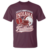 Indiana Pride Football Lover T Shirt Retro IN for Sport Fans