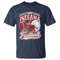 Indiana Pride Football Lover T Shirt Retro IN for Sport Fans