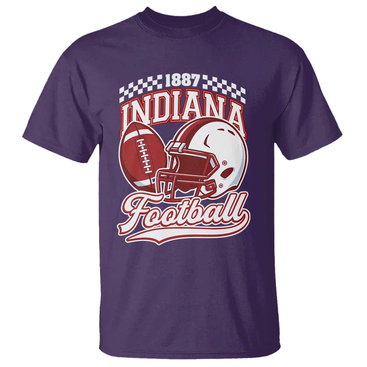 Indiana Pride Football Lover T Shirt Retro IN for Sport Fans