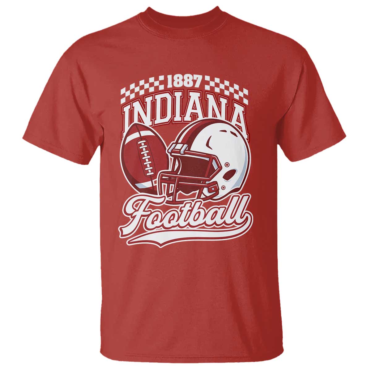 Indiana Pride Football Lover T Shirt Retro IN for Sport Fans