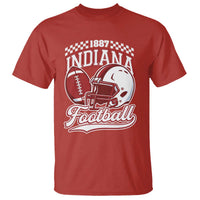 Indiana Pride Football Lover T Shirt Retro IN for Sport Fans