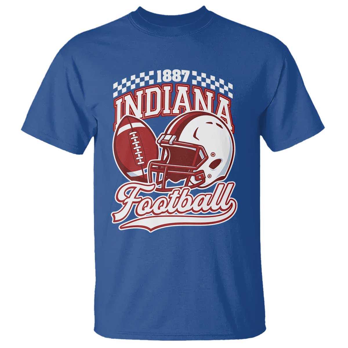 Indiana Pride Football Lover T Shirt Retro IN for Sport Fans
