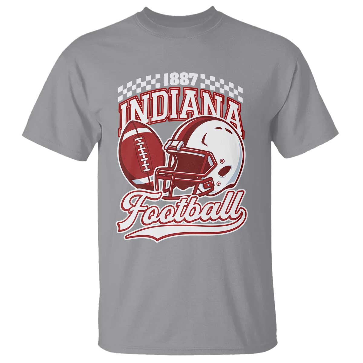 Indiana Pride Football Lover T Shirt Retro IN for Sport Fans