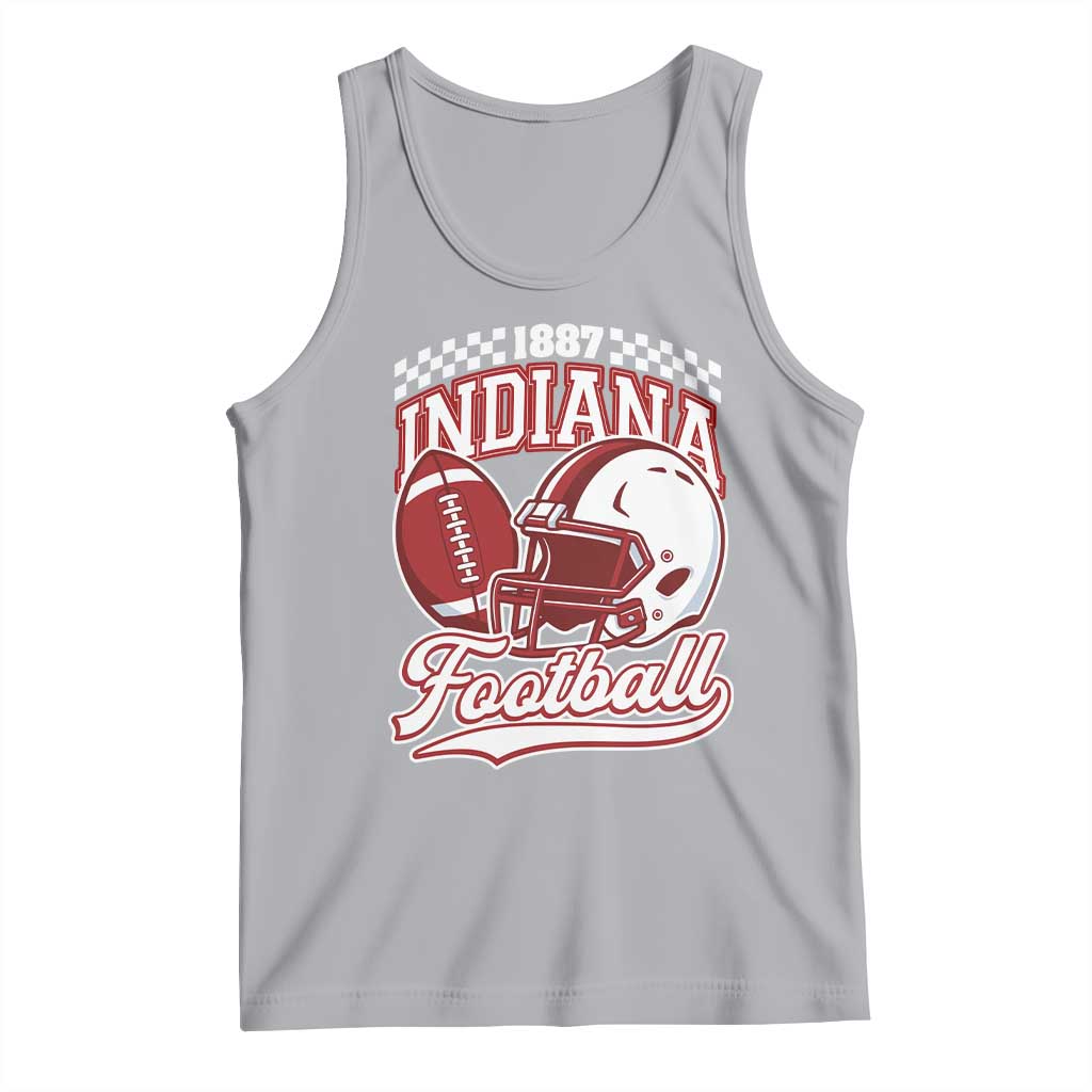 Indiana Pride Football Lover Tank Top Retro IN for Sport Fans