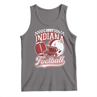 Indiana Pride Football Lover Tank Top Retro IN for Sport Fans