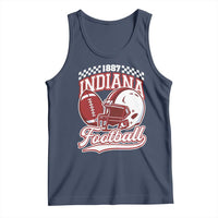 Indiana Pride Football Lover Tank Top Retro IN for Sport Fans