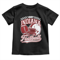 Indiana Pride Football Lover Toddler T Shirt Retro IN for Sport Fans