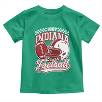 Indiana Pride Football Lover Toddler T Shirt Retro IN for Sport Fans