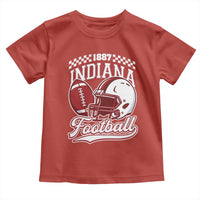 Indiana Pride Football Lover Toddler T Shirt Retro IN for Sport Fans