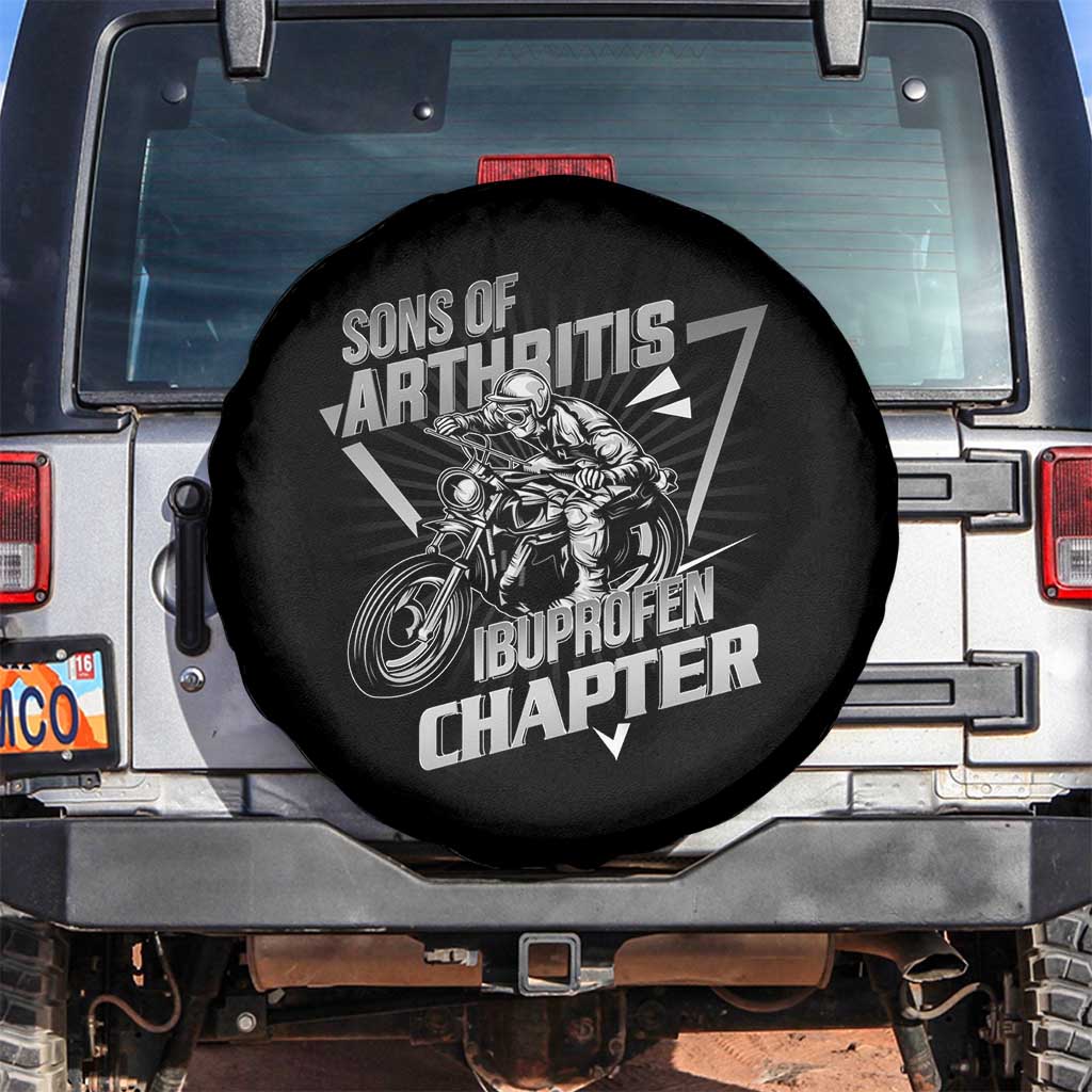 Biker Skeleton Spare Tire Cover Sons Of Arthritis Ibuprofen Chapter