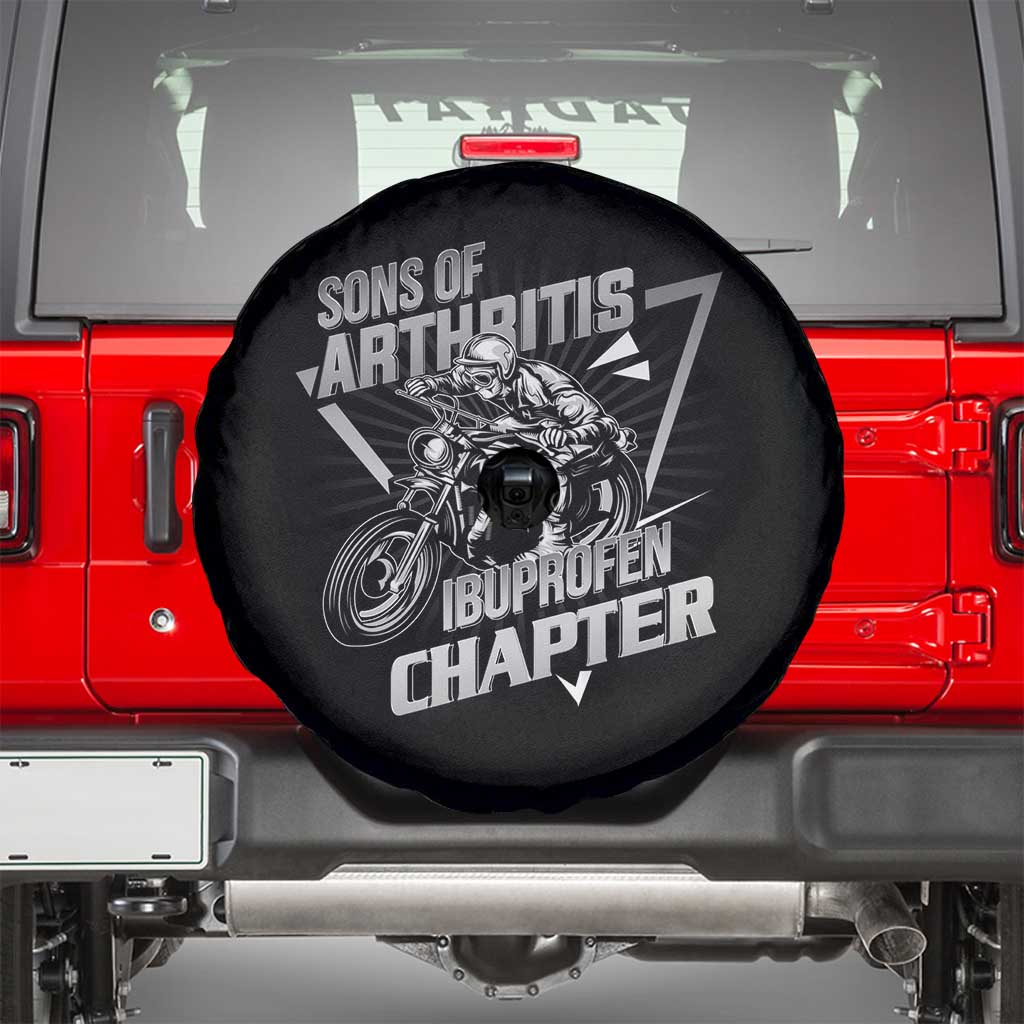 Biker Skeleton Spare Tire Cover Sons Of Arthritis Ibuprofen Chapter