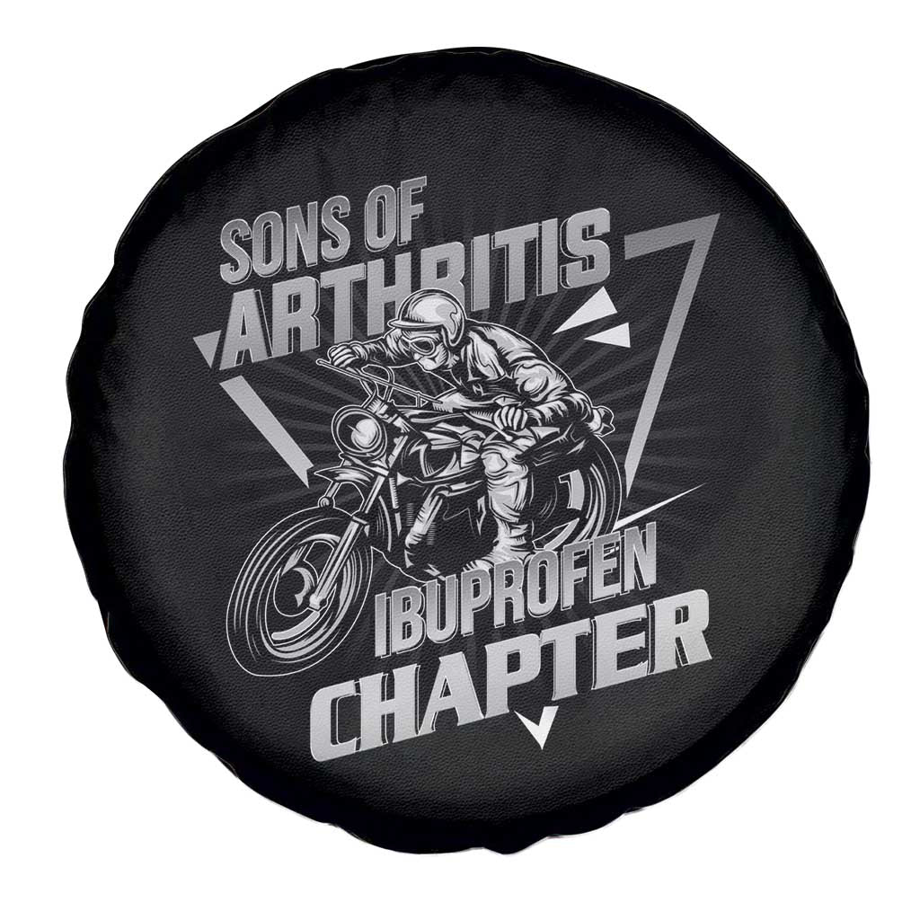 Biker Skeleton Spare Tire Cover Sons Of Arthritis Ibuprofen Chapter