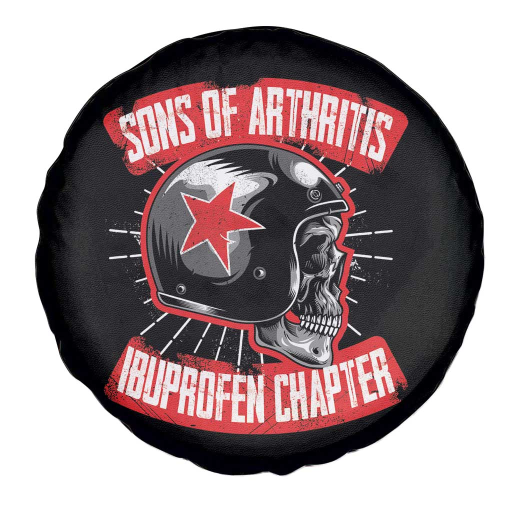 Biker Skull Spare Tire Cover Sons Of Arthritis Ibuprofen Chapter