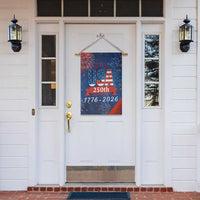 USA 250th Anniversary 1776 2026 Fireworks Garden Flag Red White Blue 250 Years of Freedom Celebration