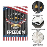 250 Years of Freedom 1776 2026 Patriotic Eagle Garden Flag USA 250th Anniversary Celebration