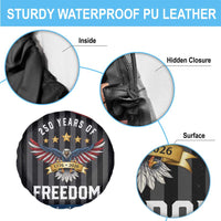 250 Years of Freedom 1776 2026 Patriotic Eagle Spare Tire Cover USA 250th Anniversary Celebration