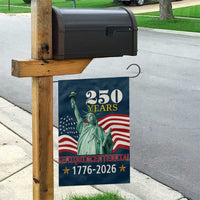 250 Years Semiquincentennial 1776 2026 Garden Flag Statue of Liberty Patriotic Celebration