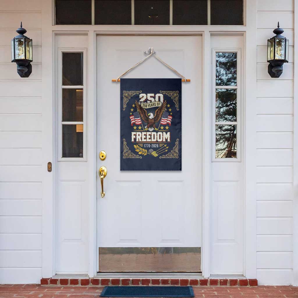 250 Years of Freedom 1776 2026 Patriotic Eagle Garden Flag America 250th Anniversary Tribute