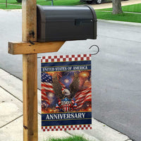 United States of America 250th Anniversary Garden Flag USA 1776 2026 Patriotic Eagle Fireworks