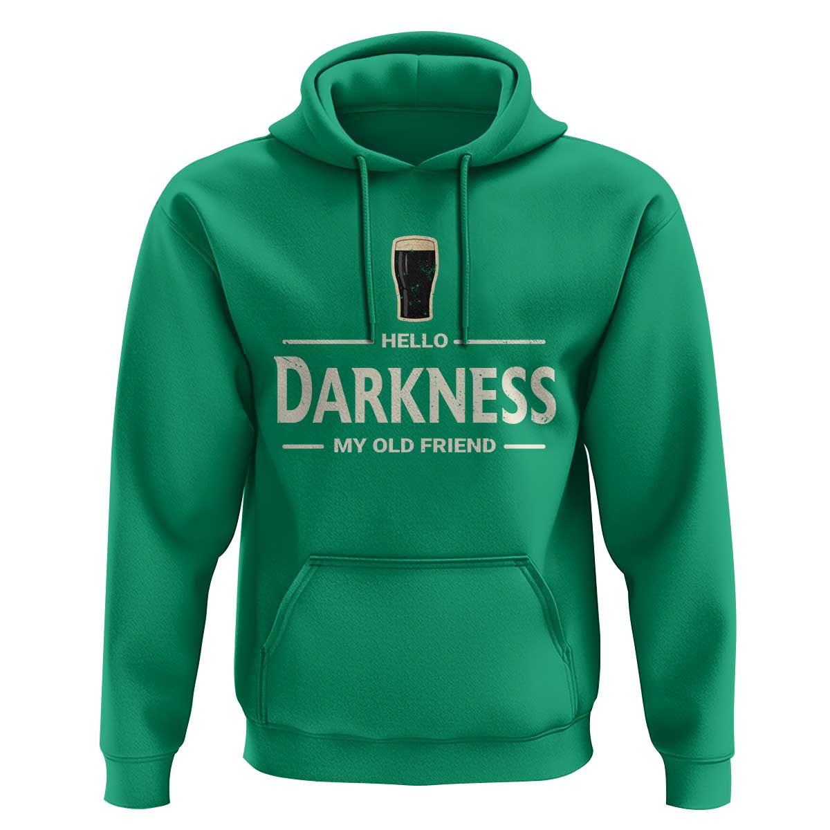 Hello Darkness My Old Friend Funny Stout Beer Lover Hoodie Craft Brew Fans
