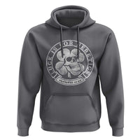 Lucky Is For Heretics Skull Shamrock Hoodie Proverbs 16:33 Christian St Patricks Day Statement