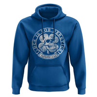 Lucky Is For Heretics Skull Shamrock Hoodie Proverbs 16:33 Christian St Patricks Day Statement