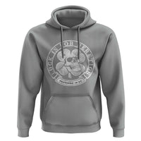 Lucky Is For Heretics Skull Shamrock Hoodie Proverbs 16:33 Christian St Patricks Day Statement
