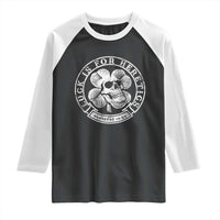 Lucky Is For Heretics Skull Shamrock Raglan Shirt Proverbs 16:33 Christian St Patricks Day Statement