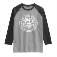 Lucky Is For Heretics Skull Shamrock Raglan Shirt Proverbs 16:33 Christian St Patricks Day Statement