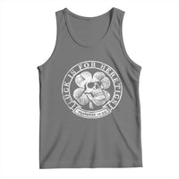 Lucky Is For Heretics Skull Shamrock Tank Top Proverbs 16:33 Christian St Patricks Day Statement