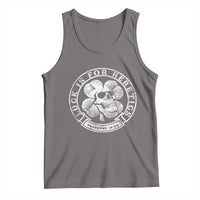 Lucky Is For Heretics Skull Shamrock Tank Top Proverbs 16:33 Christian St Patricks Day Statement