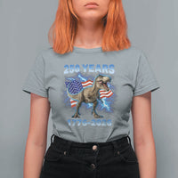 Funny Patriotic Dino Rex 250 Years 1776 2026 T Shirt For Women Dinosaur USA Flag America 250th Anniversary Celebration