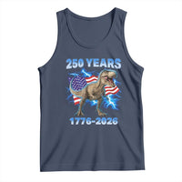 Funny Patriotic Dino Rex 250 Years 1776 2026 Tank Top Dinosaur USA Flag America 250th Anniversary Celebration