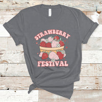 Retro Strawberry Festival Fruit Lover Botanical Fruit Strawberry Lovers T-shirt, Strawberry Shirt, Spring Season Shirt T-Shirt - Wonder Print Shop