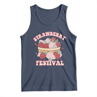 Strawberry Festival Tank Top Retro Strawberries Fruit Lover