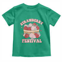 Strawberry Festival Toddler T Shirt Retro Strawberries Fruit Lover