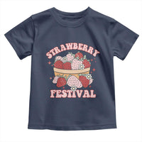 Strawberry Festival Toddler T Shirt Retro Strawberries Fruit Lover