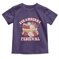 Strawberry Festival Toddler T Shirt Retro Strawberries Fruit Lover
