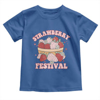 Strawberry Festival Toddler T Shirt Retro Strawberries Fruit Lover