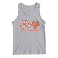 Strawberry Festival Tank Top Peace Love Strawberry Cute Fruit Lover