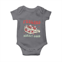 Strawberry Festival Baby Onesie Feeling Berry Good Fruit Lover Skeleton Hand