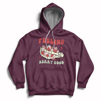 Feeling Berry Good Cute Strawberry Festival Fruit Lover Hoodie, Strawberry Shirt, Spring Season Shirt Hoodie - Wonder Print Shop