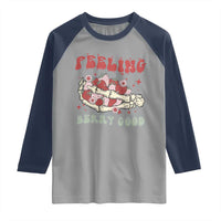 Strawberry Festival Raglan Shirt Feeling Berry Good Fruit Lover Skeleton Hand