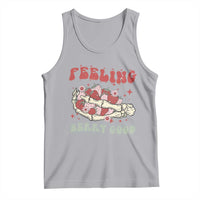 Strawberry Festival Tank Top Feeling Berry Good Fruit Lover Skeleton Hand