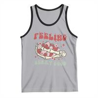 Strawberry Festival Tank Top Feeling Berry Good Fruit Lover Skeleton Hand