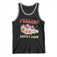 Strawberry Festival Tank Top Feeling Berry Good Fruit Lover Skeleton Hand