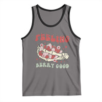 Strawberry Festival Tank Top Feeling Berry Good Fruit Lover Skeleton Hand