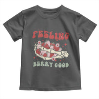 Strawberry Festival Toddler T Shirt Feeling Berry Good Fruit Lover Skeleton Hand