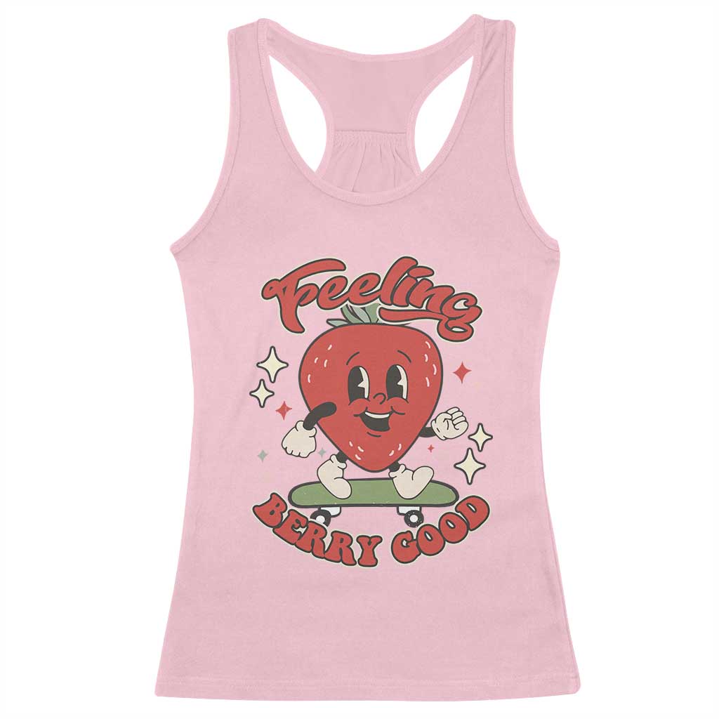 Strawberry Festival Racerback Tank Top Cute Feeling Berry Good Fruit Lover